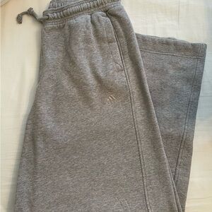 Adidas Heather Gray Joggers